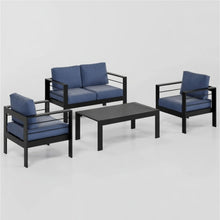Load image into Gallery viewer, Outdoor Patio Set, All-Weather With Thick Cushions