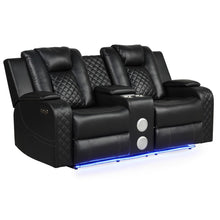 Load image into Gallery viewer, Benz - Power Reclining Loveseat With LED Lighting And Built In USB
