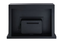 Load image into Gallery viewer, Drisana - Mirrored Fireplace - Black