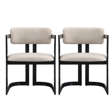Load image into Gallery viewer, Upholstered Dining Armchairs (Set of 2)