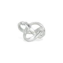 Load image into Gallery viewer, Modern Abstract Infinity Knot Tabletop Sculpture - Silver