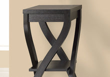Load image into Gallery viewer, Square End Table With Two Shelves - Black