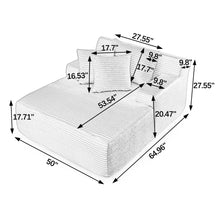 Load image into Gallery viewer, Modern Single Lazy Sofa Lounge Chair With High Density Foam