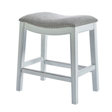 Load image into Gallery viewer, Modern Stool & Nail Head Detailing