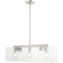 Load image into Gallery viewer, 3-Light Dimmable Chandelier With Shades - Nickel