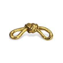 Load image into Gallery viewer, Knot Tabletop Sculpture - Gold / Rust