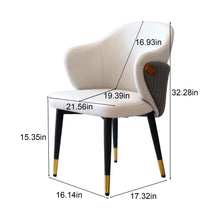 Load image into Gallery viewer, Dining Chairs Ergonomic (Set of 2) - Beige