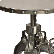 Load image into Gallery viewer, Metal And Iron Round End Table - Silver