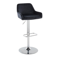 Load image into Gallery viewer, Daniella - Contemporary Adjustable Barstool With Swivel With Rounded Rectangle Footrest (Set of 2)