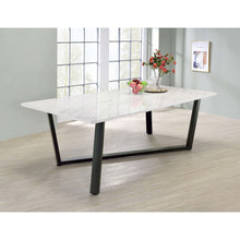 Load image into Gallery viewer, Vesper - Dining Rectangular Table - White Marble
