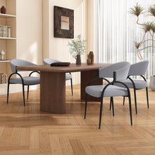 Load image into Gallery viewer, Contemporary Upholstered Dining Chairs With Metal Legs (Set of 2)