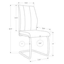 Load image into Gallery viewer, Dining Chair, Side, Upholstered For Dining Room, Contemporary & Modern (Set of 2)