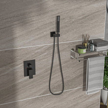 Load image into Gallery viewer, Dual Shower Head System With Ceiling Mount And Rough In Valve