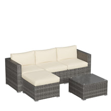Load image into Gallery viewer, Modern Patio Set With Coffee Table