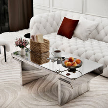 Load image into Gallery viewer, American Vintage Industrial Coffee Table, Double Tier Design