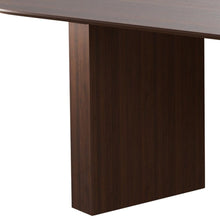 Load image into Gallery viewer, 86'' Double Pedestal Base Oval Dining Table - Walnut