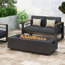 Load image into Gallery viewer, Modern Rectangle Fire Table 50, 000 Btu