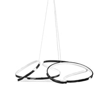 Load image into Gallery viewer, 32'' Metal LED Dimmable Chandelier - Silver