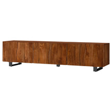 Load image into Gallery viewer, Harper - TV Stand Media Console With Curved Doors - Brown