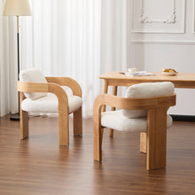 Load image into Gallery viewer, Dining Chairs With Pillow Back (Set of 2)