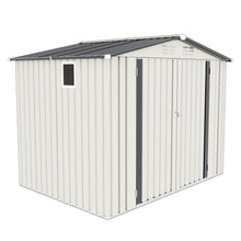 Load image into Gallery viewer, Garden Tool Shed Metal Storage Shed With Peaked Roof Waterproof Lockable Door