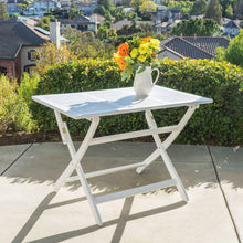 Load image into Gallery viewer, Blissique - Outdoor Foldable Wood Dining Table With Slat Design