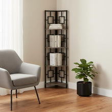 Load image into Gallery viewer, Corner Bookcase - Dark Taupe