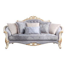 Load image into Gallery viewer, Galelvith - Sofa With 6 Pillow - Gray Fabric