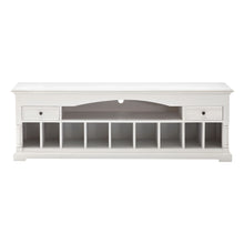 Load image into Gallery viewer, Solid Console Table With Shelves And Drawers - White
