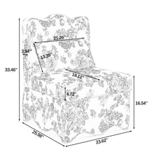Load image into Gallery viewer, Stylish Flannel Dining Chair With Soft Cushion And Backrest