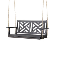 Load image into Gallery viewer, Alejandro - Acacia Wood Porch Swing With Slat Panel Seating