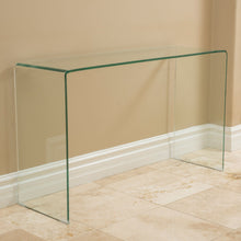 Load image into Gallery viewer, Cadyn - Tempered Glass Console Table Sleek Design - Clear