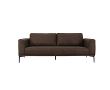 Load image into Gallery viewer, Modern Loveseat With Removable Cushions - Brown