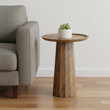 Load image into Gallery viewer, 19" Solid Wood Round End Table - Natural