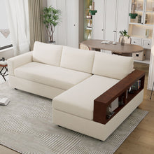 Load image into Gallery viewer, Sectional Sofa Upholstered Sofa Couch With Reversible Armrests For Living Room