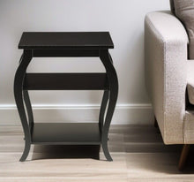 Load image into Gallery viewer, Finish Bow Leg Square End Table - Black