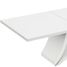Load image into Gallery viewer, 98" Solid Manufactured Wood Dining Table - White