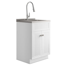 Load image into Gallery viewer, Beckham - Laundry Cabinet & Faucet And Stainless Steel Sink