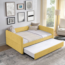 Load image into Gallery viewer, Upholstered Daybed With Pop Up Trundle