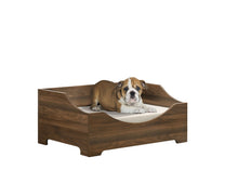 Load image into Gallery viewer, Gibson - Alder Wood Finish Comfy Pet Bed With Cushion - Brown