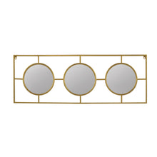 Load image into Gallery viewer, 3 Mirror Piece Wall Mirror InRectangular Frame, Home Wall Decor For Bedroom Living Room