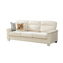 Load image into Gallery viewer, 3 Seater Elegant Stationary Sofa