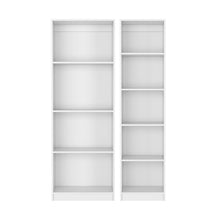 Load image into Gallery viewer, Nine Tier Modular Bookcase (Set of 2) (546623) - White