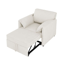 Load image into Gallery viewer, Convertible Pull Out Sofa Bed, 3 In 1 Convertible Sleeper Chair Adjustable Backrest With Thicked Cushions
