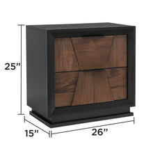 Load image into Gallery viewer, Houston - 2 Drawer Nightstand - Walnut