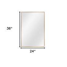 Load image into Gallery viewer, Aluminum Framed Accent Mirror - Gold