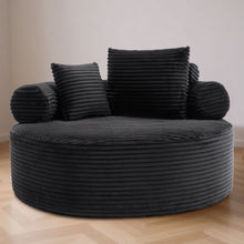 Load image into Gallery viewer, Round Sofa Bed With 3 Pillows For Living Room