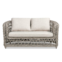 Load image into Gallery viewer, Everly - Frame Barrel Deep Seating Patio Loveseat Sofa Axroma Olefin - Oat Beige