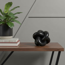 Load image into Gallery viewer, Knot Tabletop Sculpture - Black