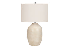 Load image into Gallery viewer, Ceramic Urn Table Lamp With Drum Shade - Cream